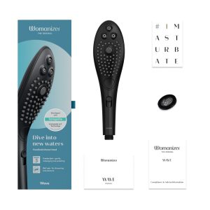 Womanizer Wave water massage stimulator in black